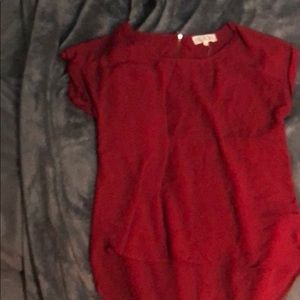 Red blouse